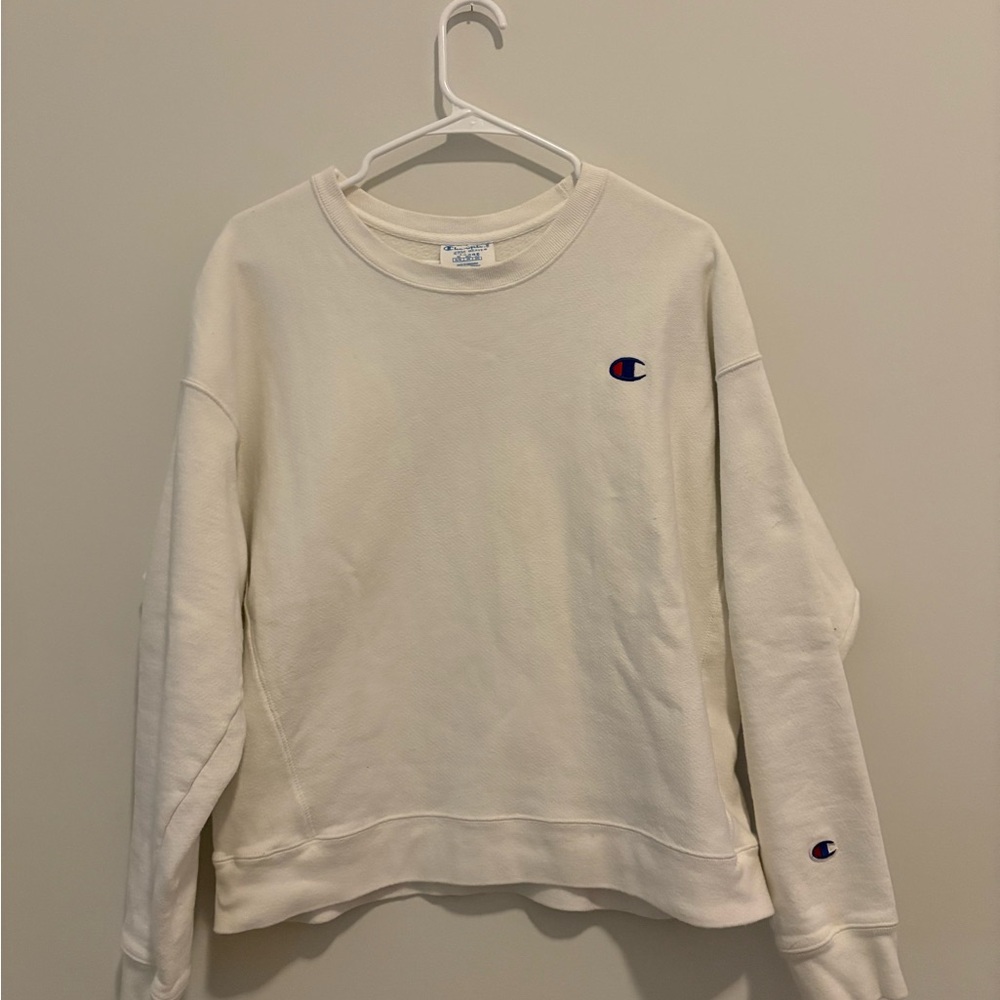 Champion Women's White Sweatshirt